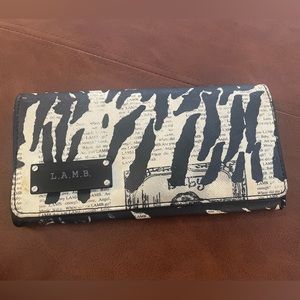 Vintage L.A.M.B. Wallet by Gwen Stefani x Zebra Print